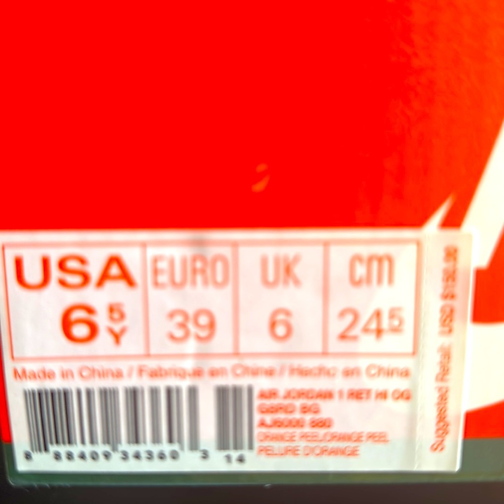 Air Jordan 1 RET HI Orange Peel sneakers - Picture 9 of 11